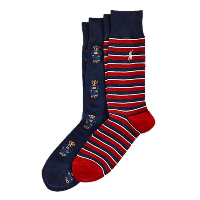 RALPH LAUREN SET 2 PAIA CALZE BEAR 449892838001