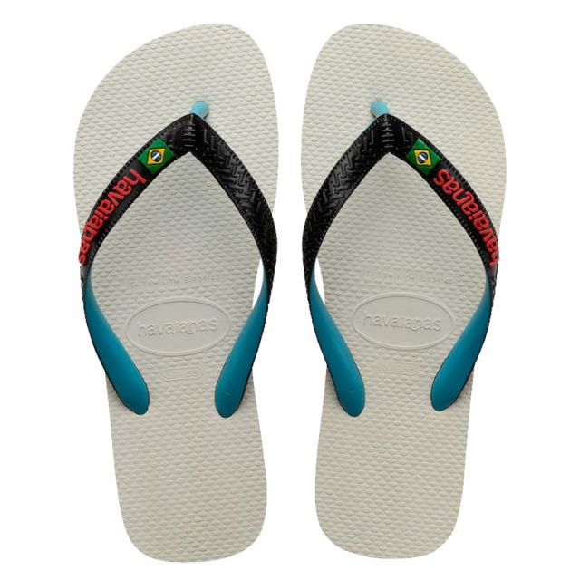 HAVAIANAS INFRADITO BRASIL MIX FC WHITE-BLACK