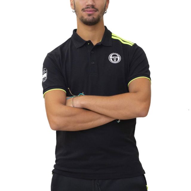 SERGIO TACCHINI POLO LOGO NEW IELIN NERO