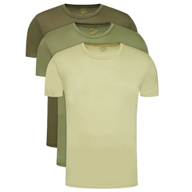 RALPH LAUREN 3 T-SHIRT CLASSIC CREWS 714830304013