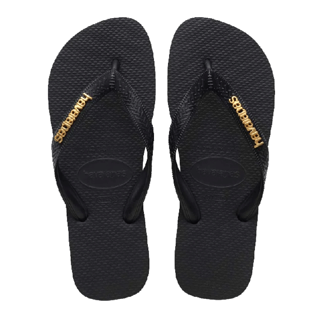HAVAIANAS INFRADITO TOP LOGO MET FC BLACK