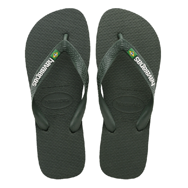 HAVAIANAS INFRADITO BRASIL LOGO FC OLIVE