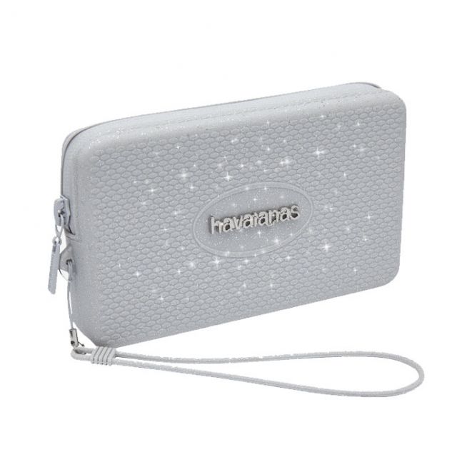 HAVAIANAS POCHETTE MINI BAG PLUS GLITTER SILVER