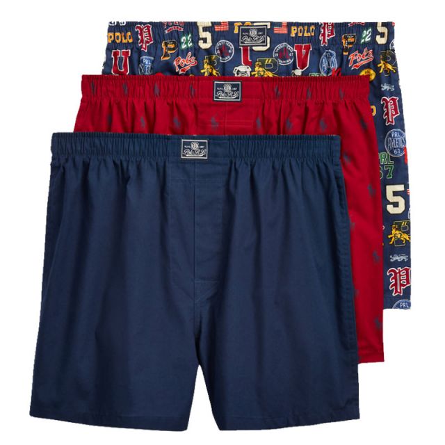 POLO RALPH LAURENT BOXER 3 PACK MULTI PRINT
