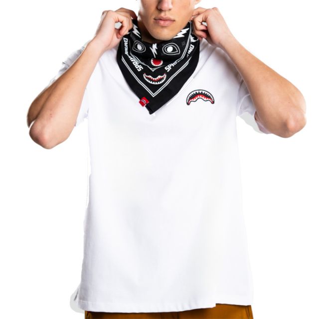 SPRAYGROUND T-SHIRT UOMO BLACK BANDANA SP731