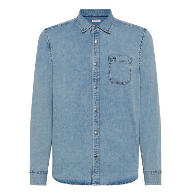 SUN68 CAMICIA DENIM L/S SKY BLUE S32109-81