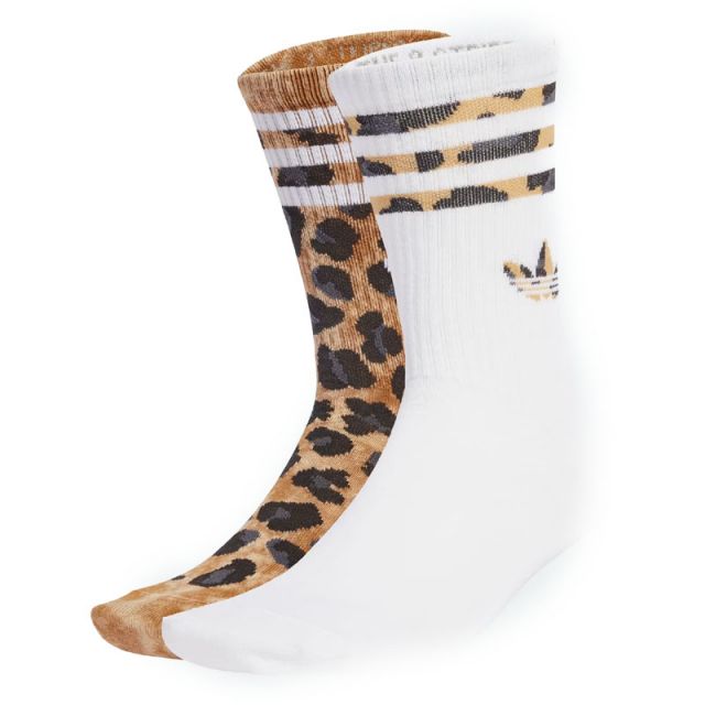 ADIDAS SET 2 PAIA DI CALZE LEOPARD CREW JV7855