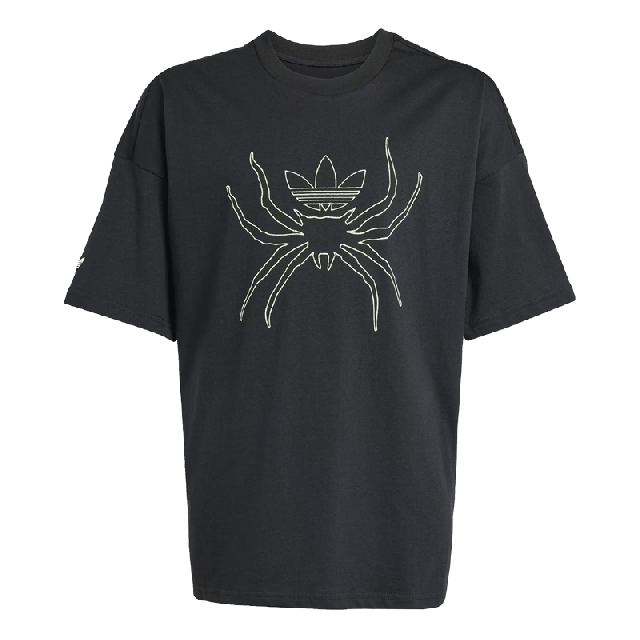 ADIDAS T-SHIRT BAMBINO TEE NERO JW7845