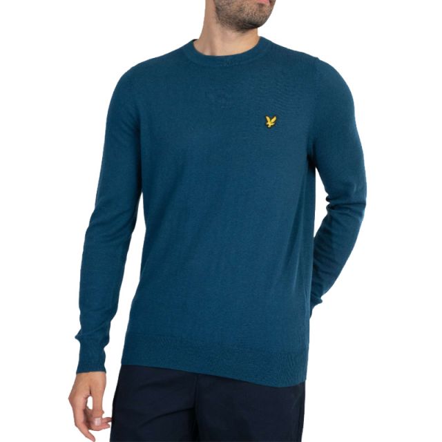 LYLE & SCOTT MAGLIONE LANA MERINOS APRES NAVY KN2110-W992