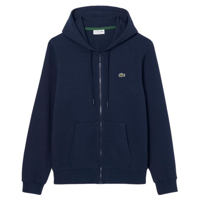 LACOSTE FELPA CAPPUCCIO FULLZIP NAVY SH9809-166