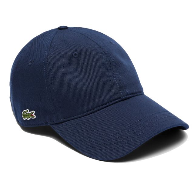 LACOSTE CAPPELLO IN TWILL DI COTONE NAVY RK044-166