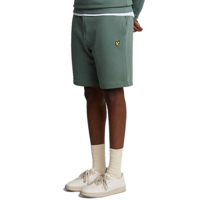 LYLE & SCOTT BERMUDA COTONE SWEAT SHORT ML414 GREEN
