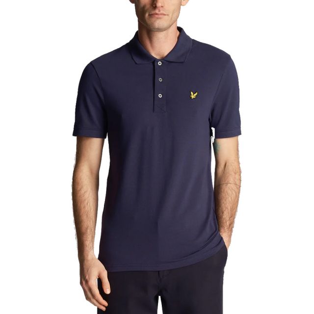 LYLE & SCOTT PLAIN POLO SHIRT SP400 DARK NAVY