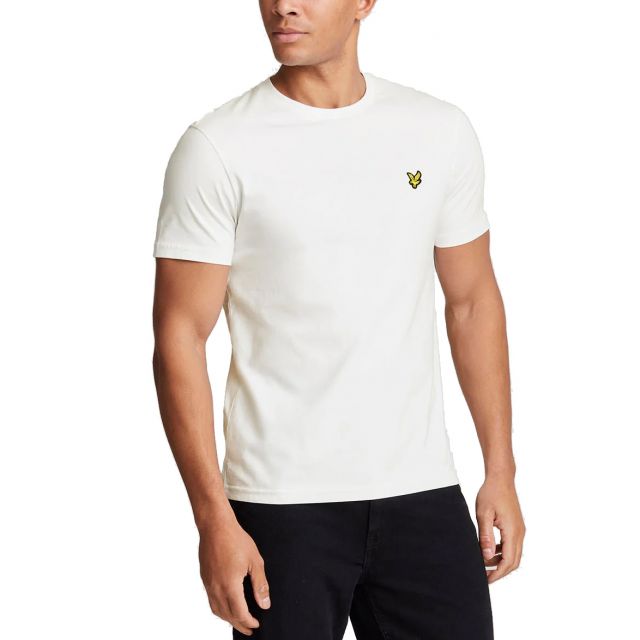 LYLE & SCOTT T-SHIRT PLAIN WHITE TS400-626
