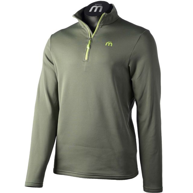 MICO MAGLIA TECNICA MEZZA ZIP VERDE MA00664-511