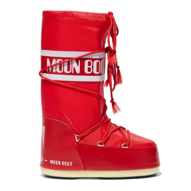 MOON BOOT CLASSIC NYLON ROSSO