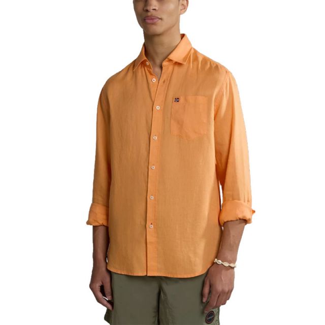 NAPAPIJRI CAMICIA UOMO LINO G-CRETON NP0A4H1CBA57