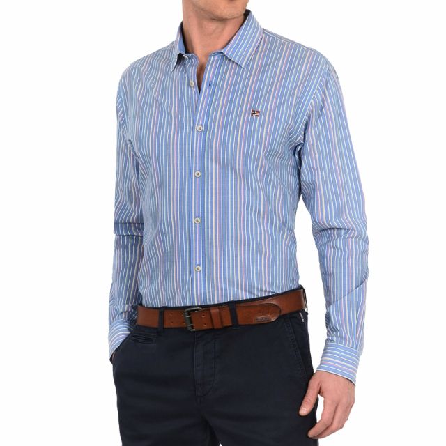 NAPAPIJRI CAMICIA UOMO GARDEZ STRIPE N0YHE9S02