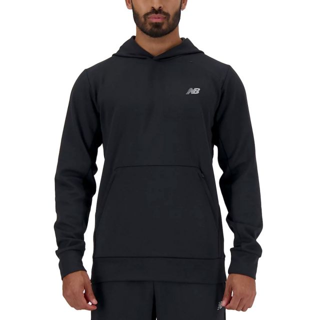 NEW BALANCE FELPA CAPPUCCIO TECH KNIT HOODIE MT41139