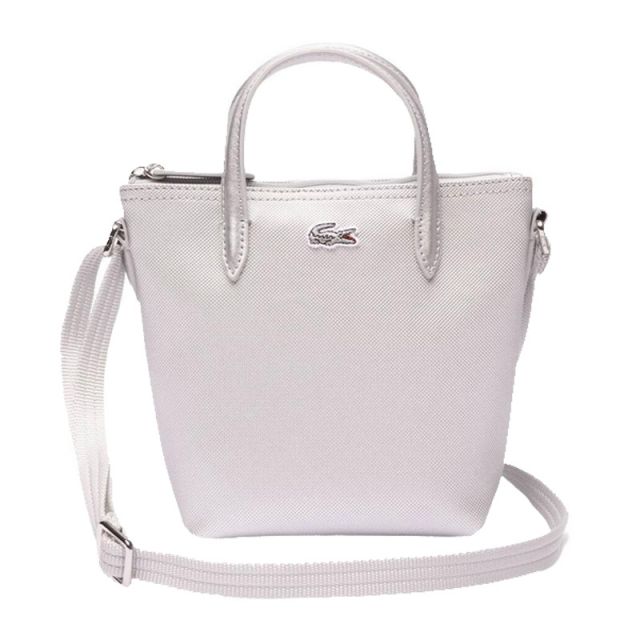 LACOSTE BORSA PICCOLA XS SHOPPING SILVER NF4383SJ-C79