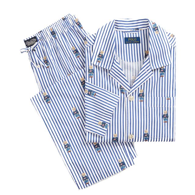 POLO RALPH LAURENT PIGIAMA BEAR STRIPED 