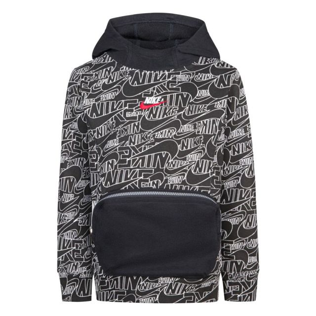NIKE FELPA CAPPUCCIO BAMBINO READ AOP 86J057-023