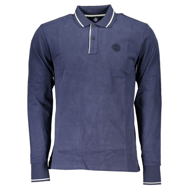 NORTH SAILS POLO M/L UOMO LOGO BLU 2430-802