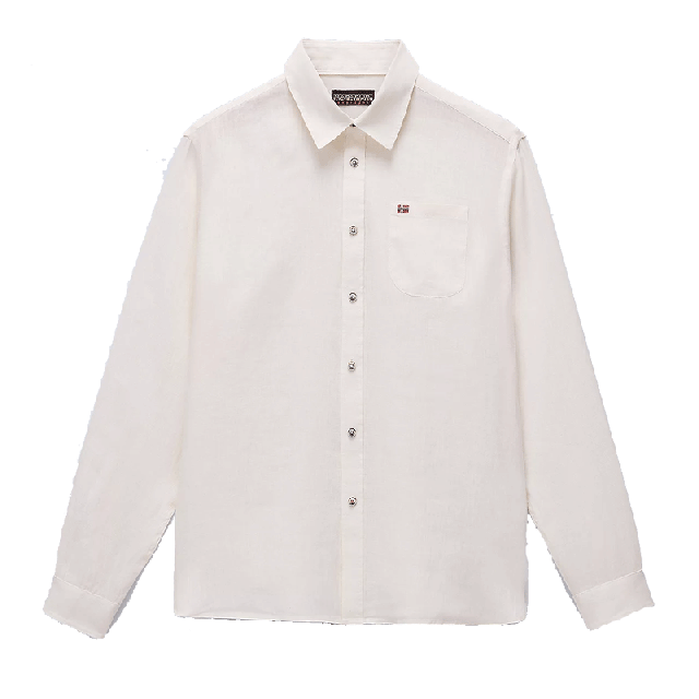 NAPAPIJRI CAMICIA UOMO LINEN LS NP0A4HQ2-N1A1