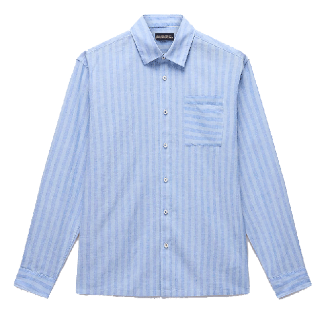 NAPAPIJRI CAMICIA UOMO BROLIO RIGHE NP0A4IDMSB71