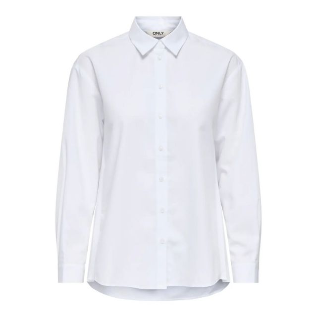 ONLY CAMICIA DONNA WHITE 15354837