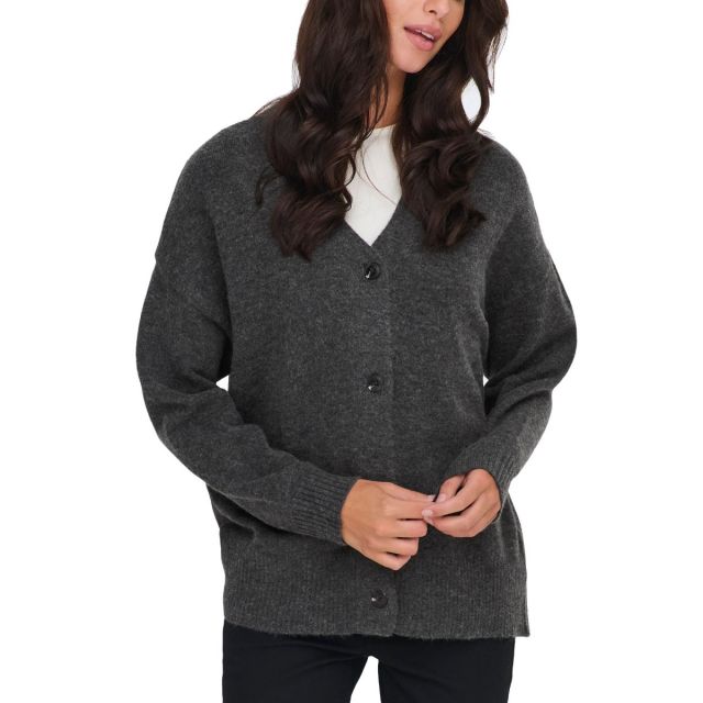 ONLY CARDIGAN DARK GREY 15353192