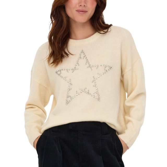 ONLY PULLOVER STELLA WHITECAP 15353062