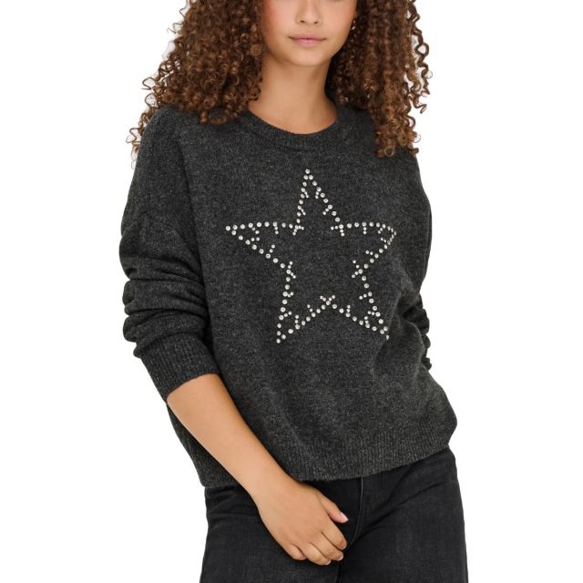 ONLY PULLOVER STELLA DARK GREY 15353062