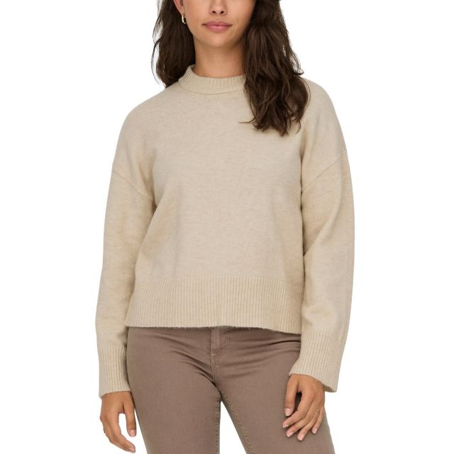 ONLY PULLOVER OATMEAL 15353196