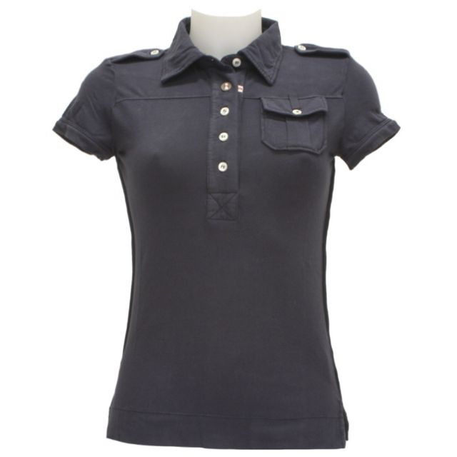 POLO ELASTICIZZATA mod. BACKBONE col. Blu Stone