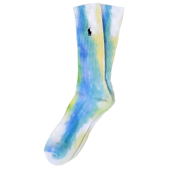 POLO RALPH LAUREN TIE DYE CREW SOCK MULTI 4498745560001