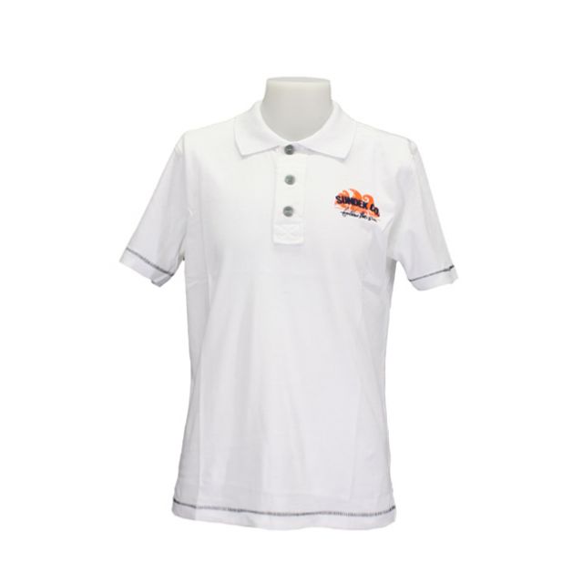 POLO STAMPA mod. MINI LEOPARD Col. Bianco