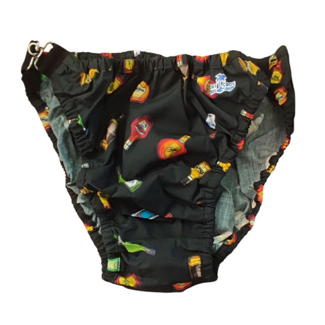 PORT CROS COSTUME SLIP BOTTIGLIE NERO