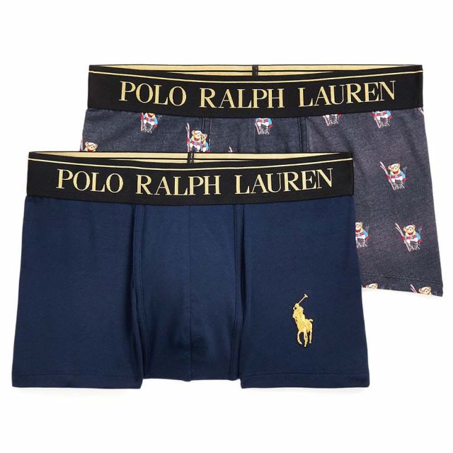 RALPH LAUREN BOX 2 BOXER MAN TRUNK BG 714843425005