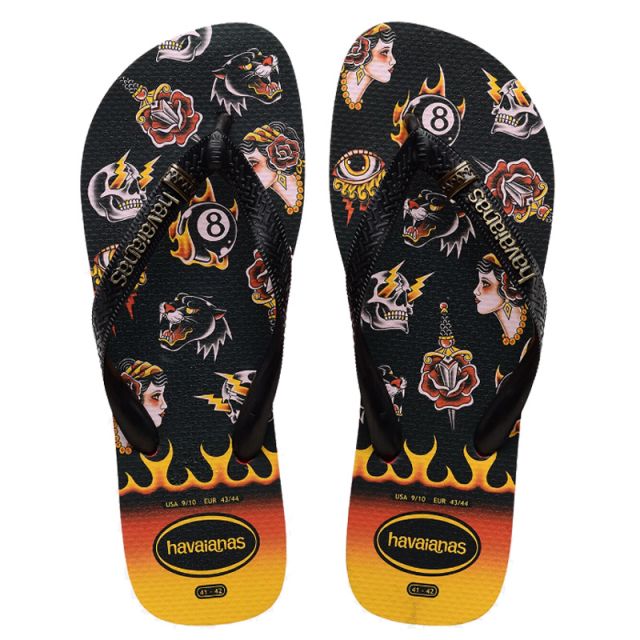 HAVAIANAS TOP TRIBO TATOO BLACK
