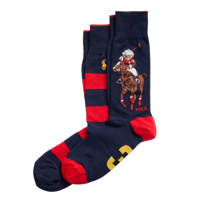 RALPH LAUREN 2 PACK GIFT CALZE BEAR POLO