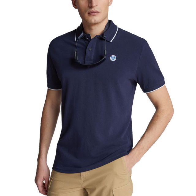 NORTH SAILS POLO UOMO LOGO BLU 2353-0802