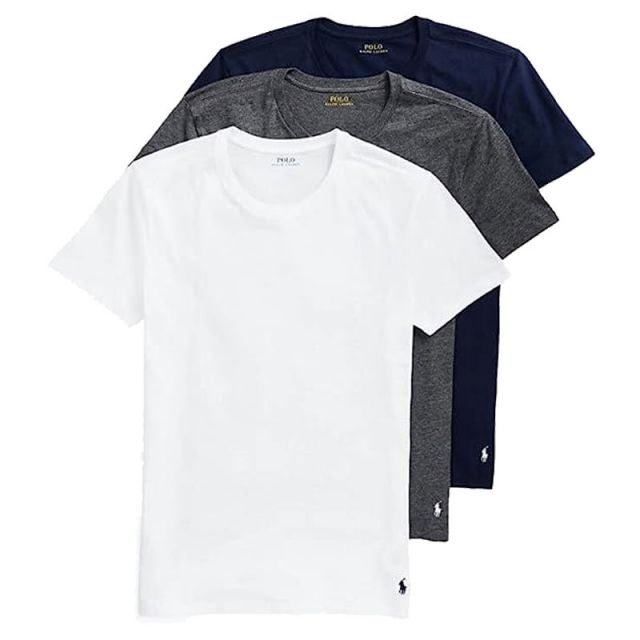 RALPH LAUREN 3 T-SHIRT CLASSIC CREWS 714830304005