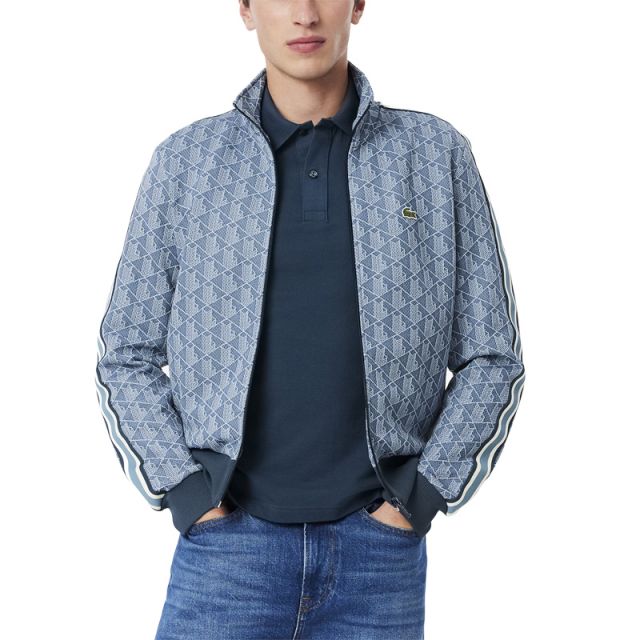 LACOSTE TRACK JACKET JACQUAR COTONE SH1368-HGI