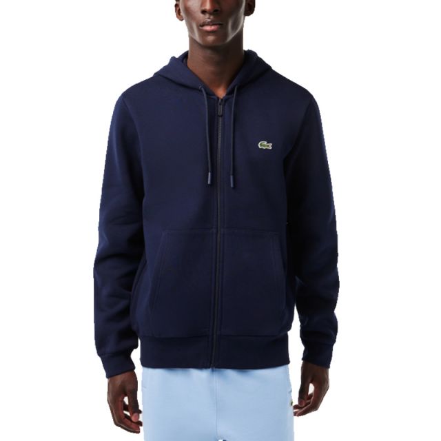 LACOSTE FELPA CAPPUCCIO BLU SH9626-166