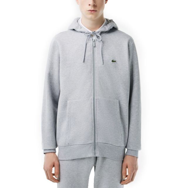 LACOSTE FELPA CAPPUCCIO GRIGIO SH9626-CCA