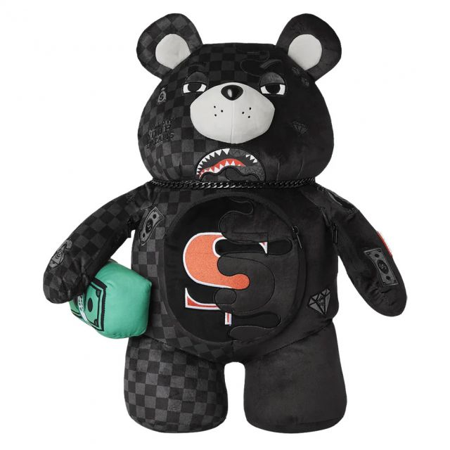 SPRAYGROUND ZAINO UNFINISHED TEDDY BEAR 910B7476