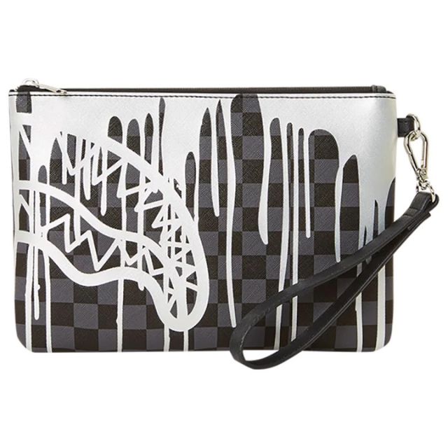 SPRAYGROUND POUCHETTE PLATINUM DRIPS 910B5325