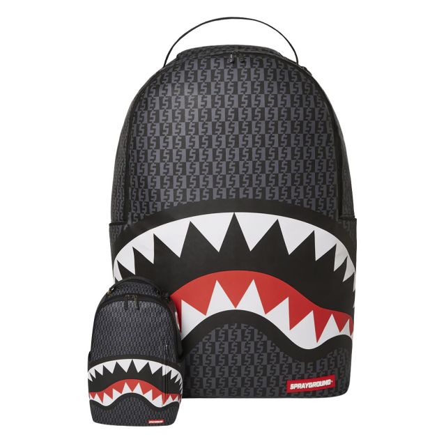 SPRAYGROUND BACKPACK XXXXL MONEY CHECK GREY BACKPACK 910B4854