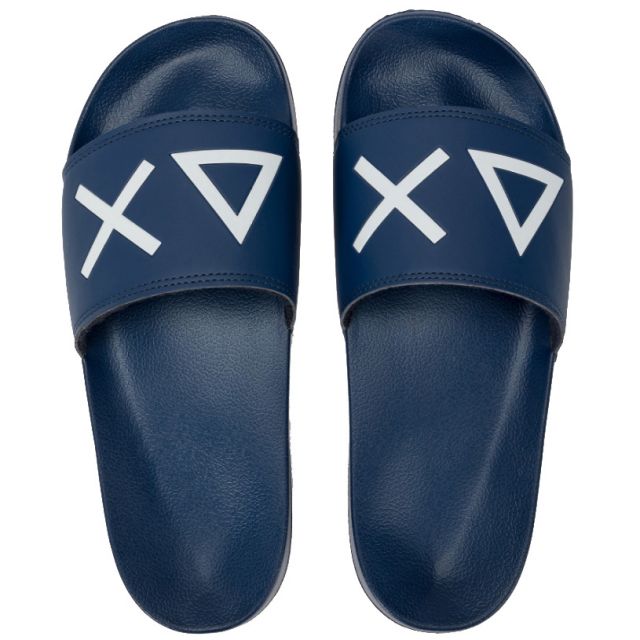 SUN68 CIABATTA SLIPPERS LOGO X35102-07